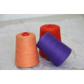 100% окрашенная хлопчатобумажная пряжа / полиэфирный хлопок Переработанная пряжа для ткачества Вязание